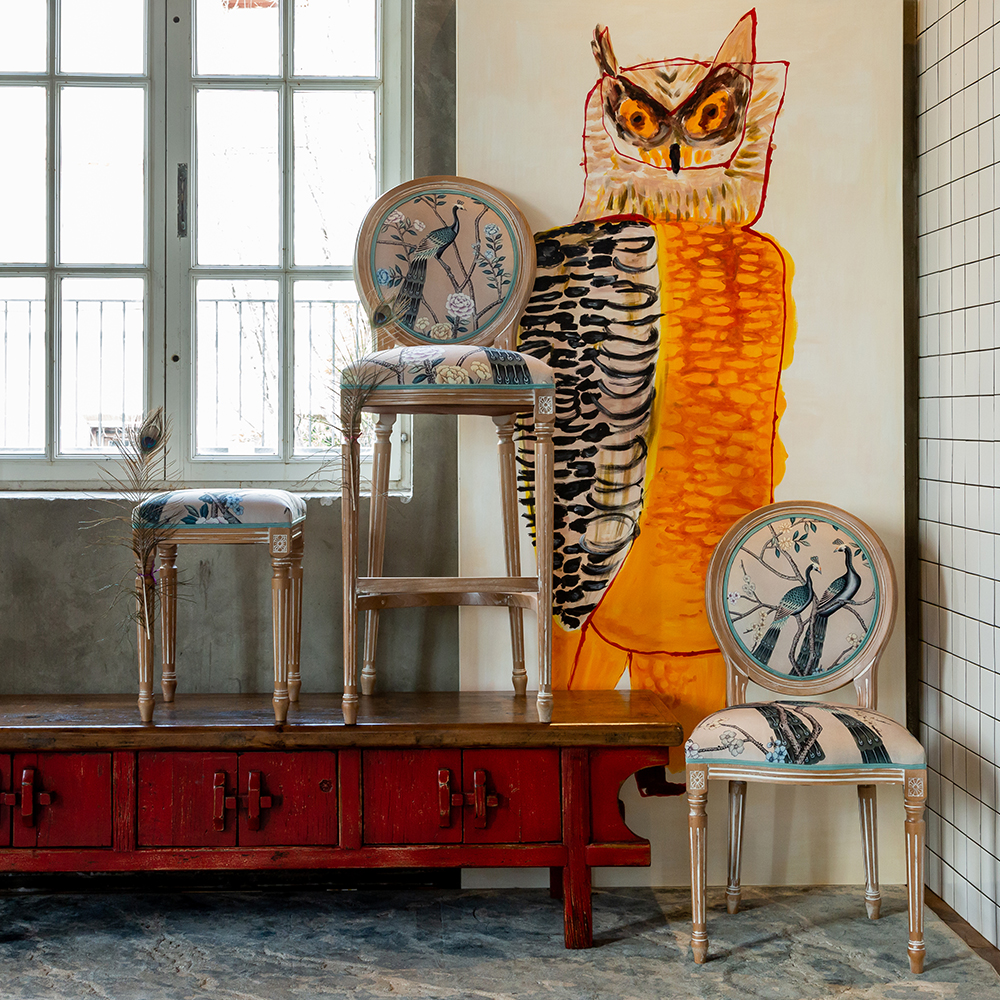 21060760 Банкетка малая «Императорский павлин» Object Desire  - Вид №2