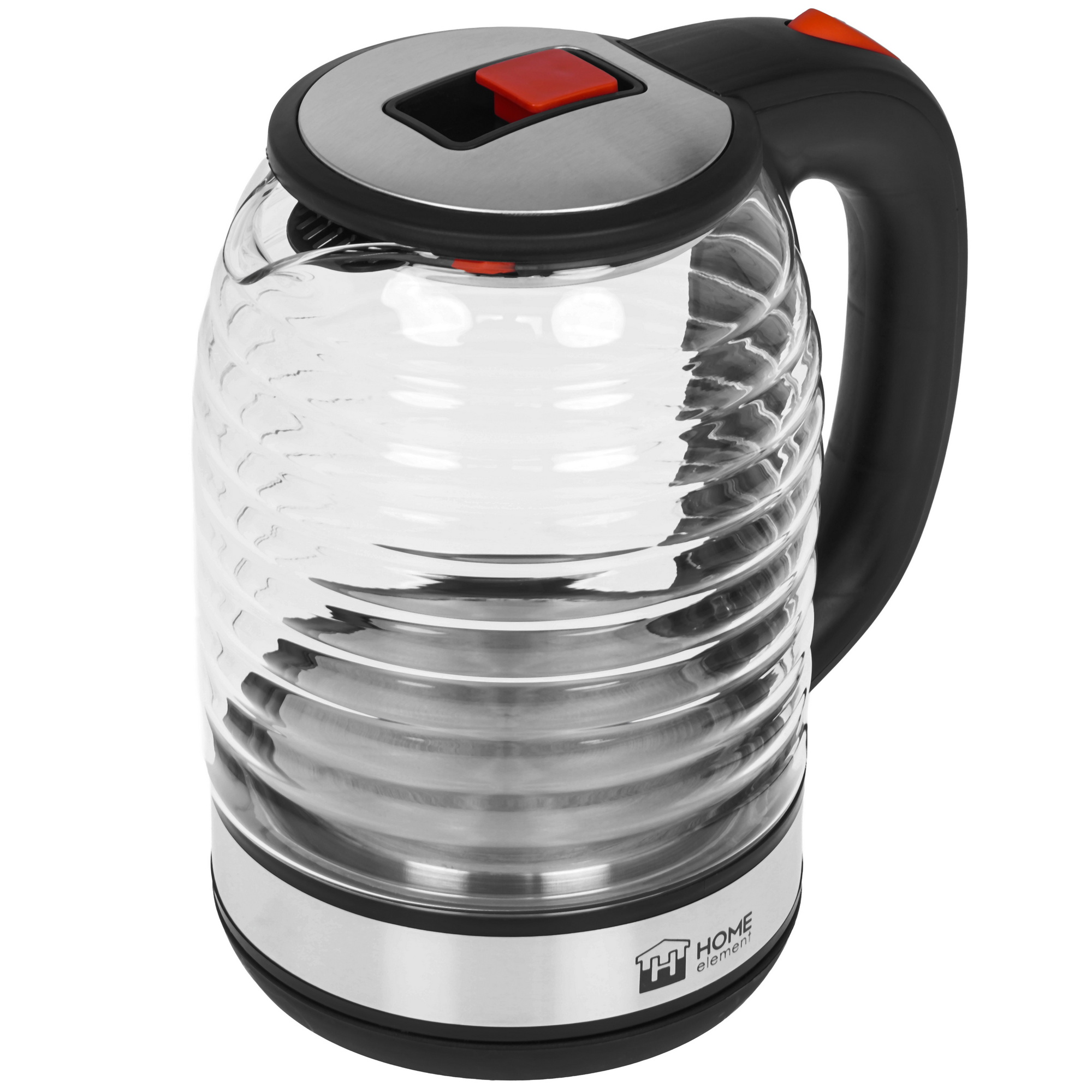9091597 Электрочайник HOME ELEMENT HE-KT2306 красный рубин черный STDN-0024829 - Вид №2