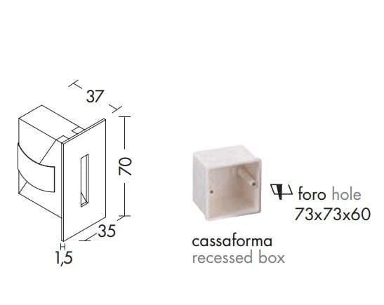 Настенный светодиодный маркер Rossini Illuminazione REQ ARCH-00150886 - Вид №4
