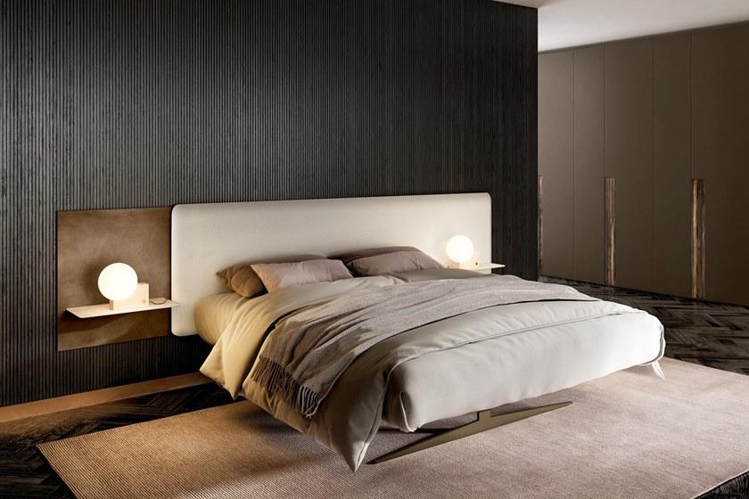 Lago Двуспальная кровать со встроенным изголовьем sun-id-1389056 - Вид №1