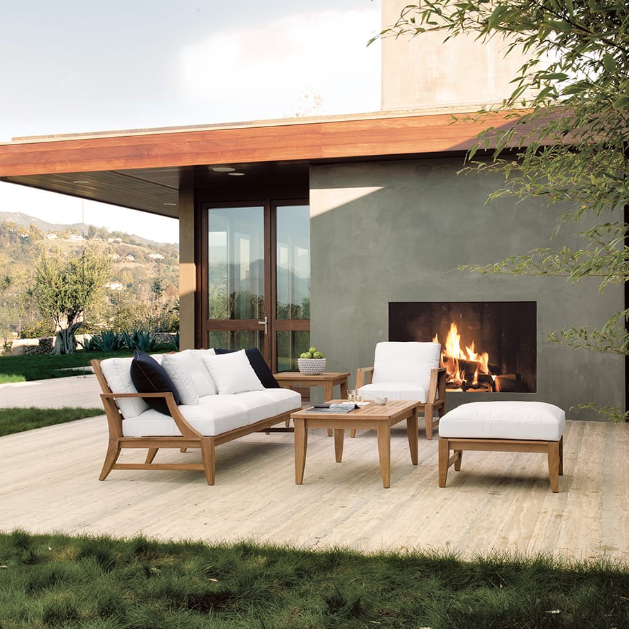 Кресло из тикового дерева с подлокотниками JANUS et Cie Relais ARCH-00040416 - Вид №6