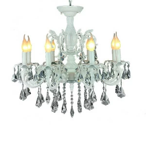 Подвесная люстра Omnilux OML-30807-08 белая OMNILUX ДИЗАЙНЕРСКИЕ 188150 Белый