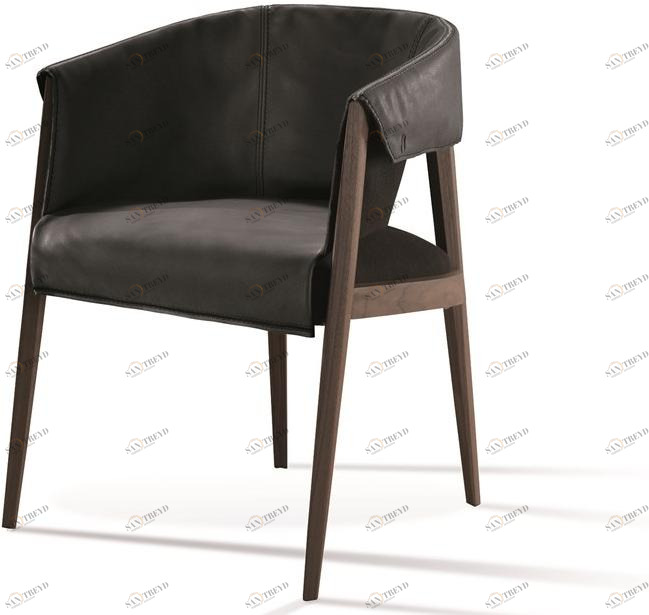 Frigerio Salotti Кожаное кресло с подлокотниками Liza sun-id-1392832