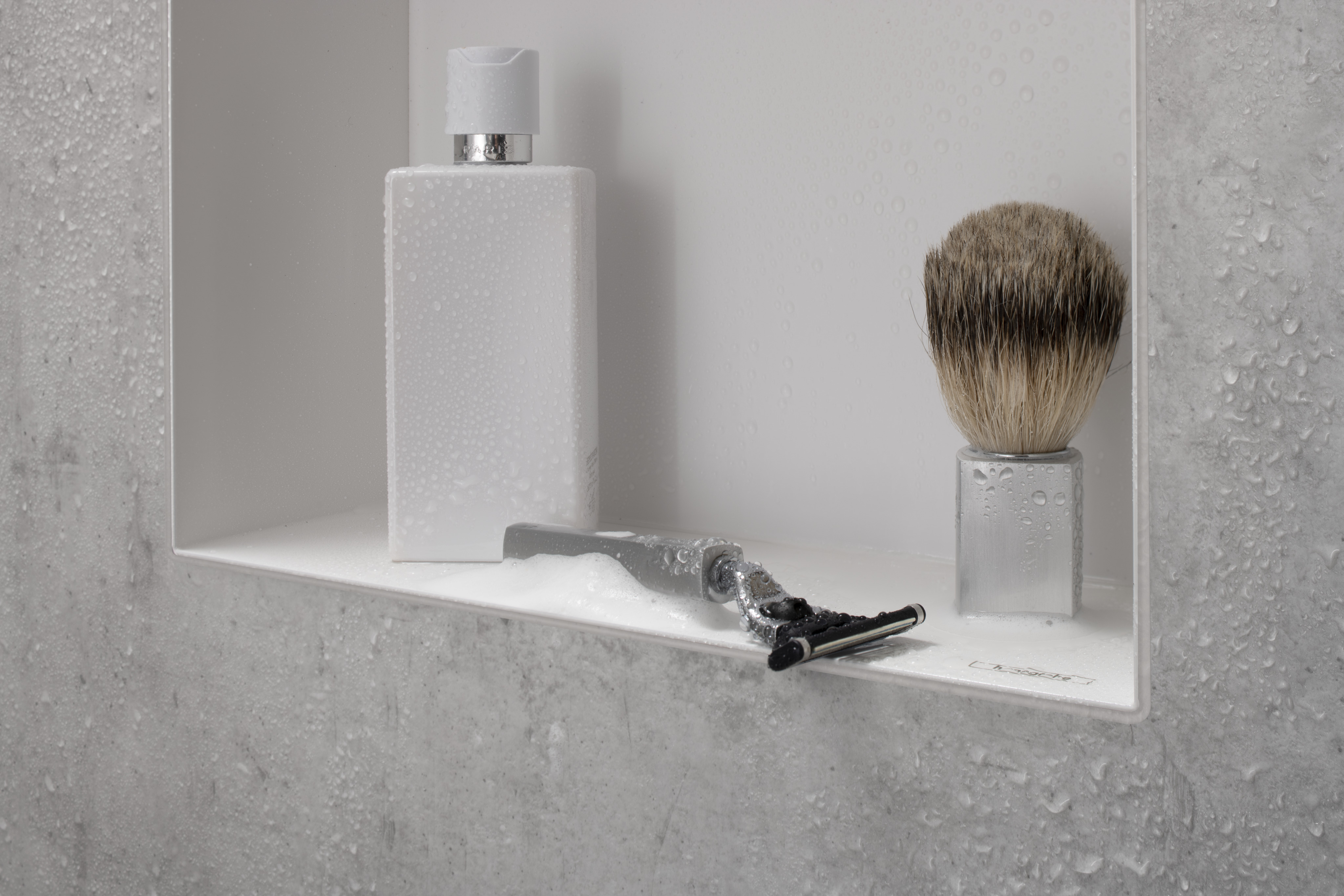 56061670 XtraStoris Original Настенная ниша с рамой 300/300/100 Hansgrohe  - Вид №5