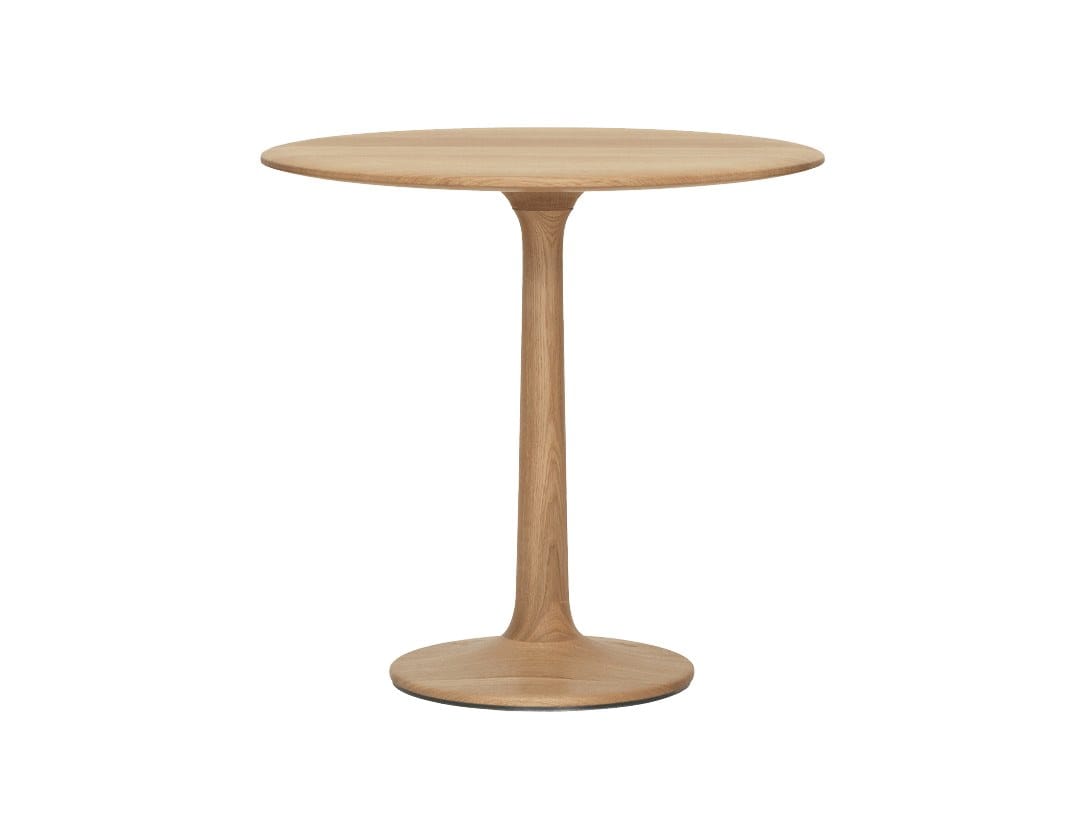 Деревянный круглый низкий журнальный столик ZEITRAUM Turntable ARCH-00104009 - Вид №7