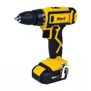 Дрель-шуруповерт аккумуляторная Wert CD 12-2TLi, 12 В Li-ion 2x1.5 Ач