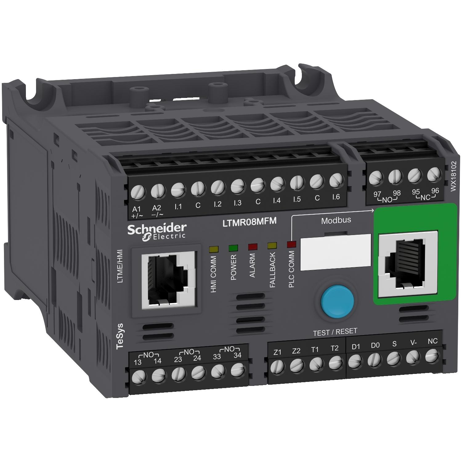LTMR08MFM РЕЛ. TMODBUS 0.4-8A 115-230VAC Schneider Electric TeSys 