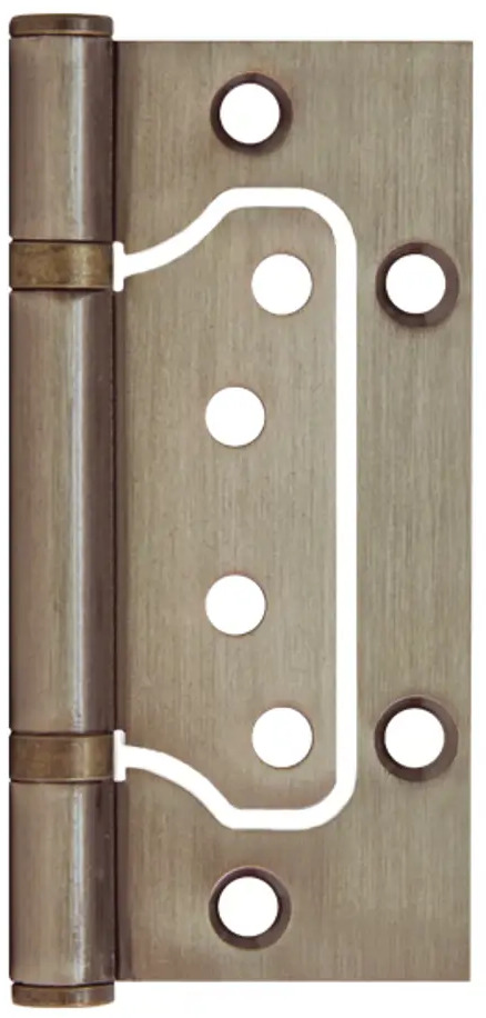 82105951 Петля универсальная без врезки 100/P-2B AB 97×71.5×2 мм сталь цвет античная бронза STLM-0019049