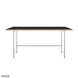 KATI-S1-160x80-MS Карлсруэ стол - письменный стол - черный - 160 х 80 х 75 см. PHOS