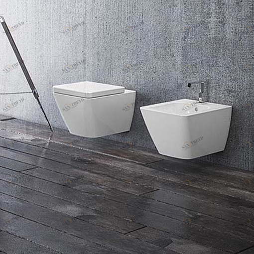 T300500001 Подвесной унитаз настенный Белый Disegno Ceramica Touch3 Италия