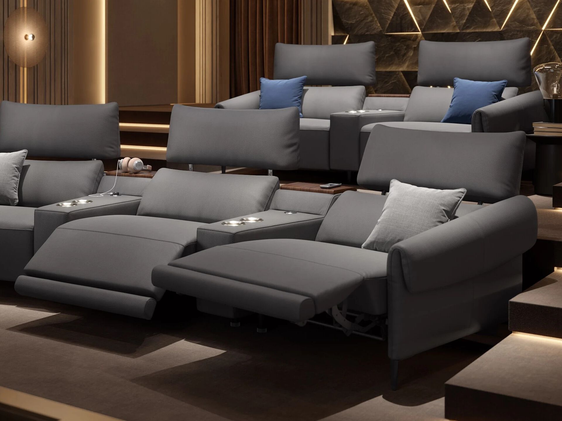 2-местный кожаный диван Sofanella Bienno Kino ARCH-00146125 - Вид №5