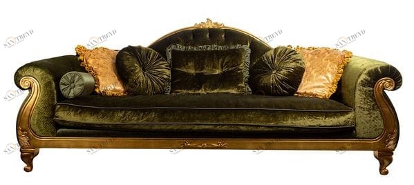 Диван Stradivari прямой зеленый UNICO ДИЗАЙНЕРСКИЕ 249312 Зеленый 