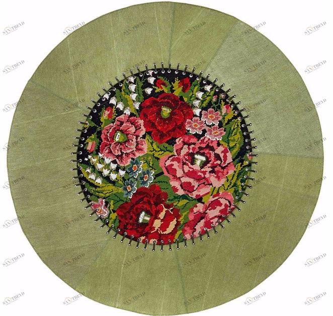 Italy Dream Design Круглый цветочный ковер sun-id-1460774