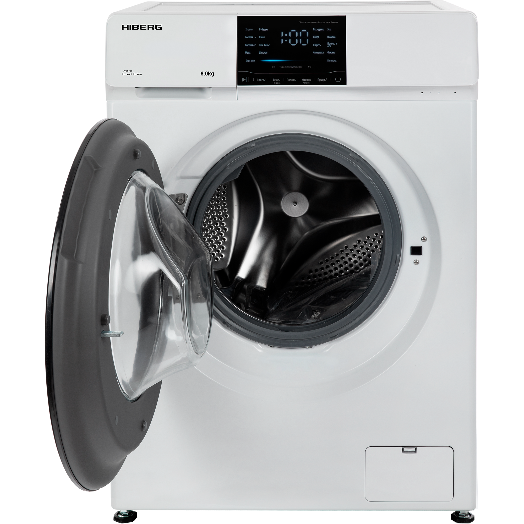 9975381 Стиральная машина HIBERG i-DDQ6-612 W белый STDN-0093312 - Вид №1