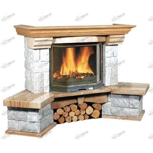 Каминная облицовка Bella Italia JULIUSZ CESAR угловая 1858