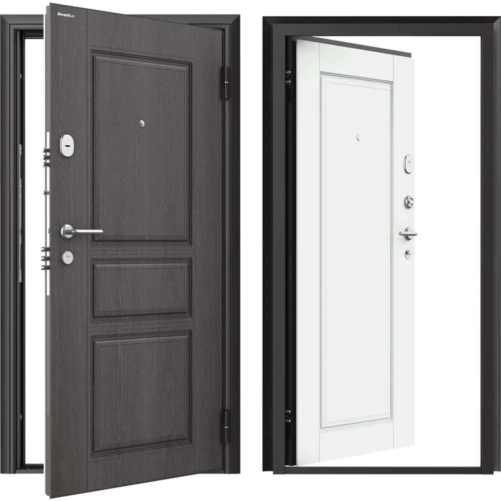 Дверь входная металлическая Премиум New 98x205 см правая белый DOORHAN STLM-2109218 - Вид №1