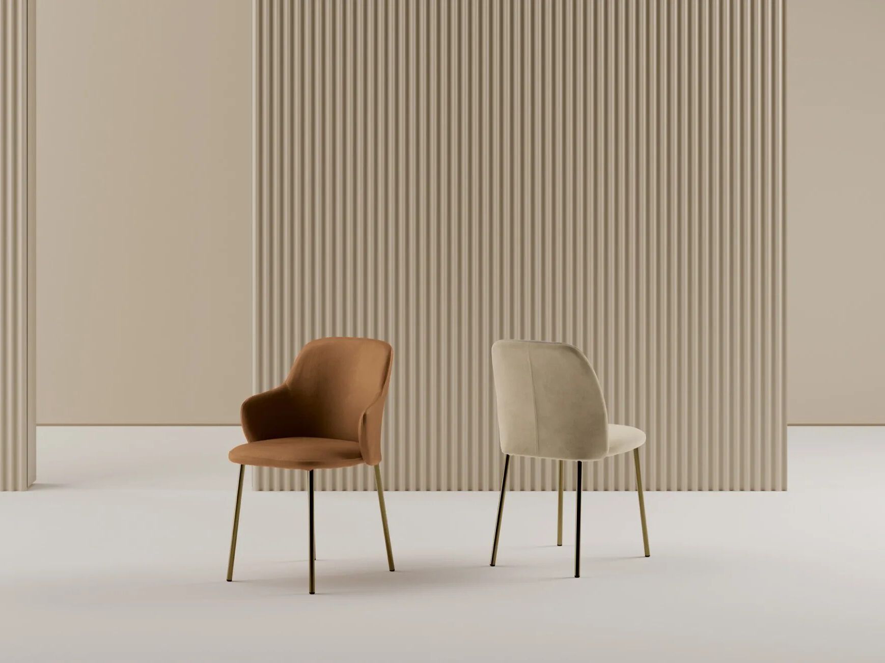 Тканевый стул с подлокотниками Bontempi Casa VIVIAN ARCH-00053990 - Вид №1