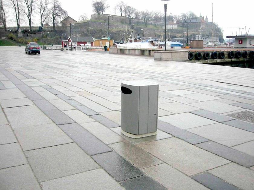 VESTRE Урна из оцинкованной стали с крышкой для улицы Urban sun-id-1420351 - Вид №13