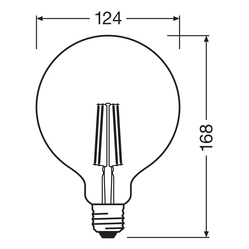 Лампа умная светодиодная Osram Smart Plus E27 220-240 В 5.5 Вт шар большой прозрачная 806 лм, теплый белый свет 89143915 STLM-2173477 LEDVANCE  - Вид №4