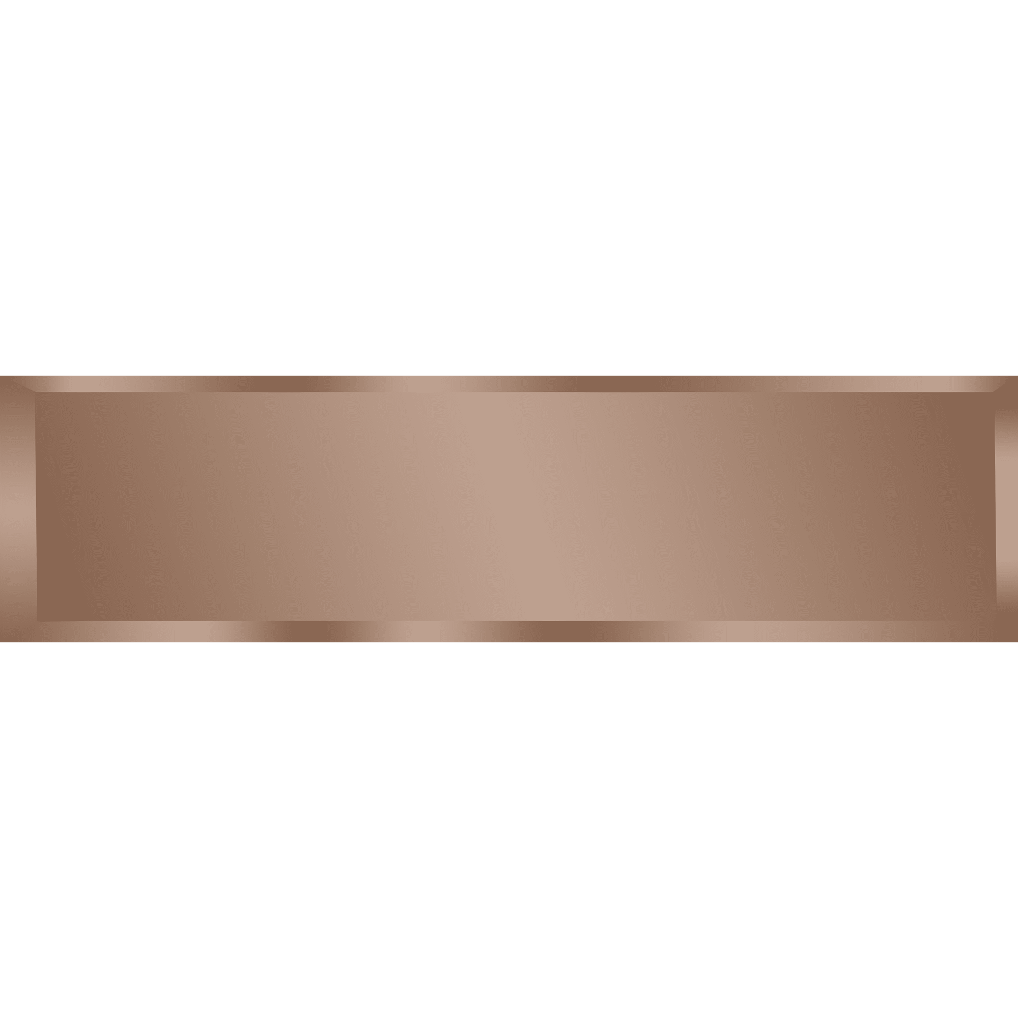 82155736 Плитка зеркальная Mirox 3G прямоугольная 40x10 см цвет бронза Santreyd 