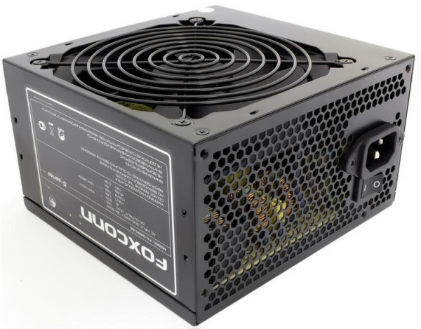 FX-G600-80 Power supply 600w, atx, 120mm, 4xsata, 2xpci-e(6+2), apfc, 80+ Foxconn Santreyd 