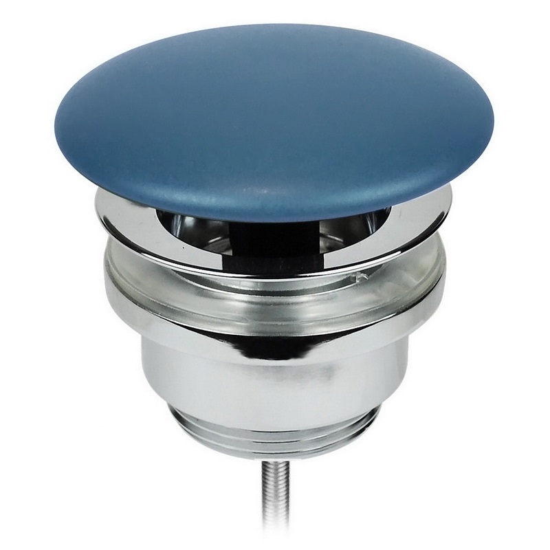 A037VX.140 Донный клапан с керамической накладкой проточный A. e. T. Italia RICAMBI Голубой матовый AeT ITALIA - Вид №1