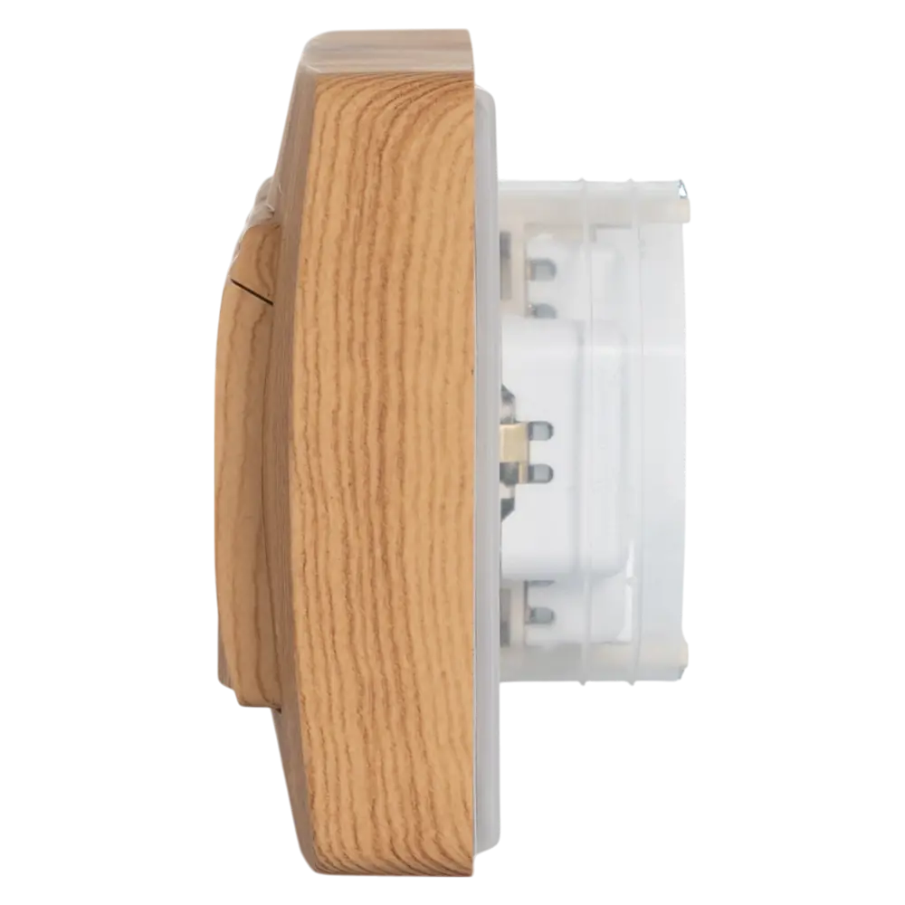 Розетка двойная встраиваемая Systeme Electric Blanca 16 А IP44 цвет ясень 84500105 STLM-2199999 - Вид №5