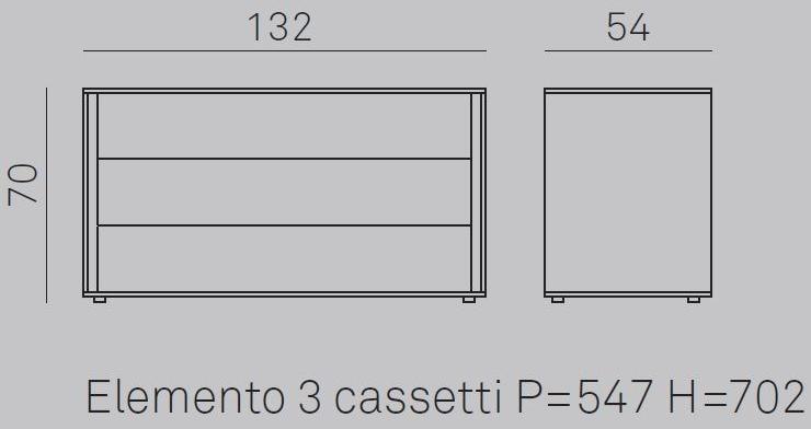 Gruppo Tomasella Лакированный комод со встроенными ручками Vip sun-id-1405062 - Вид №3