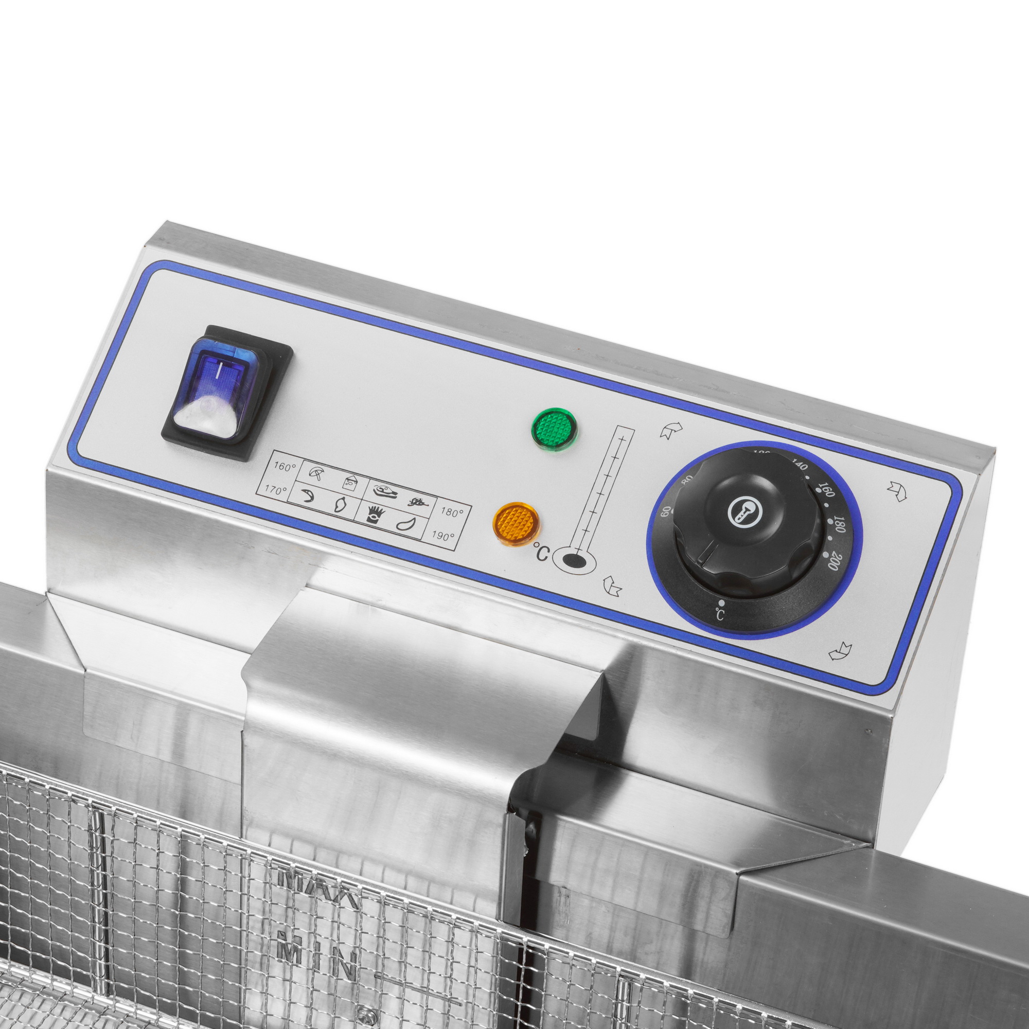 9126322 Фритюрница Viatto EF-26L-TS серебристый STDN-0047879 - Вид №3