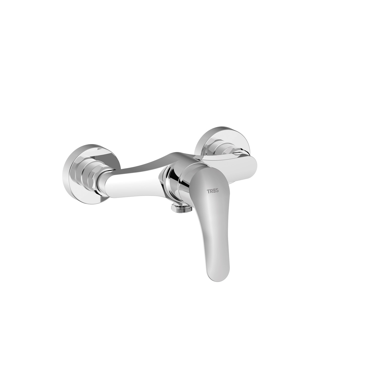 ОСНОВАНИЕ ПЛЮС настенный смеситель для душа с одной ручкой -21626710 TRES Base