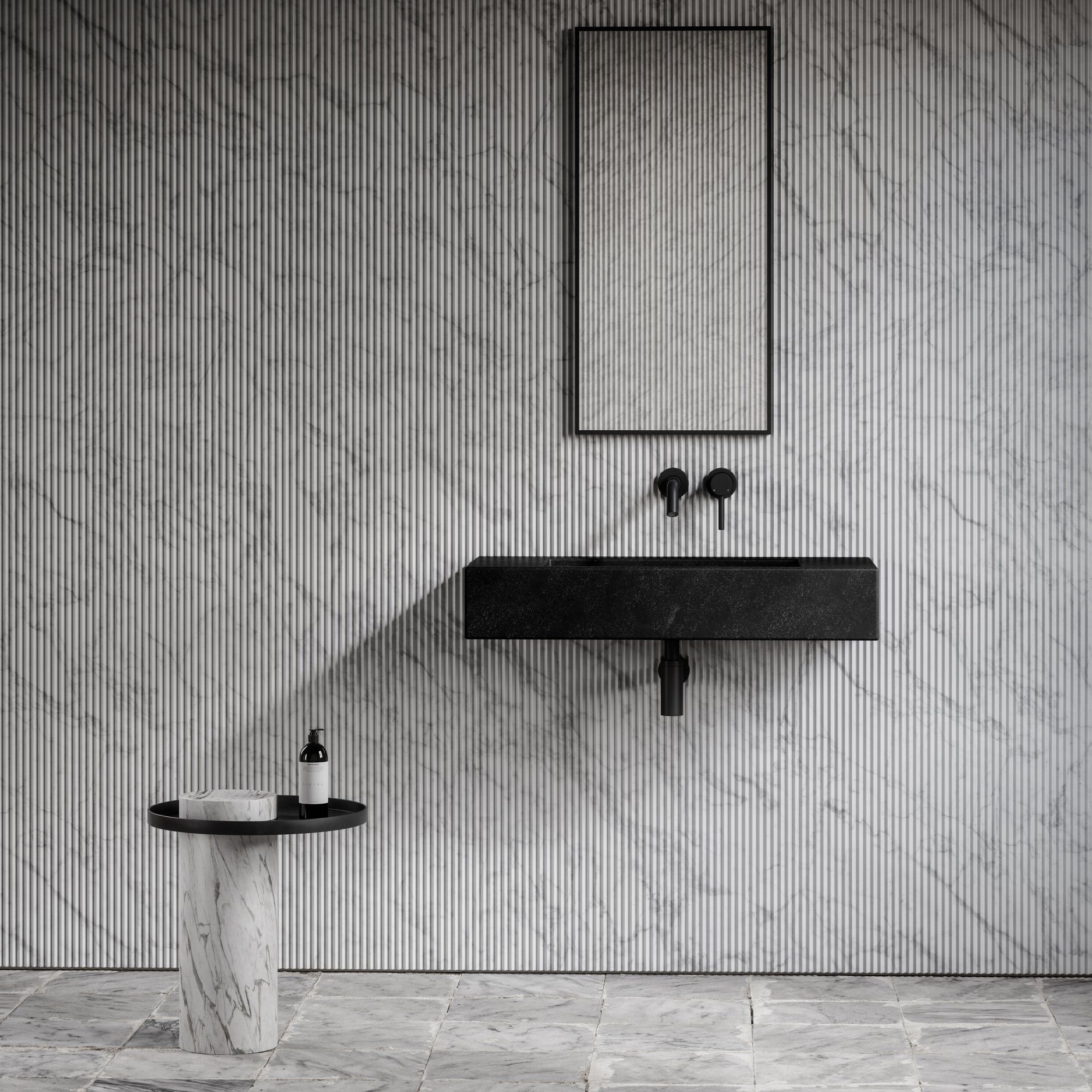 Мраморная прямоугольная подвесная раковина LUSSO CAPRI ARCH-00112177 - Вид №2