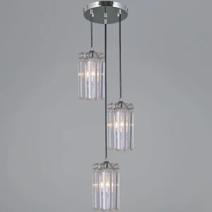 91807354 Люстра подвесная Illumico Нет Il3562-3psq-24 cr lyra 3 лампа 6 м² цвет хром STLM-1517515