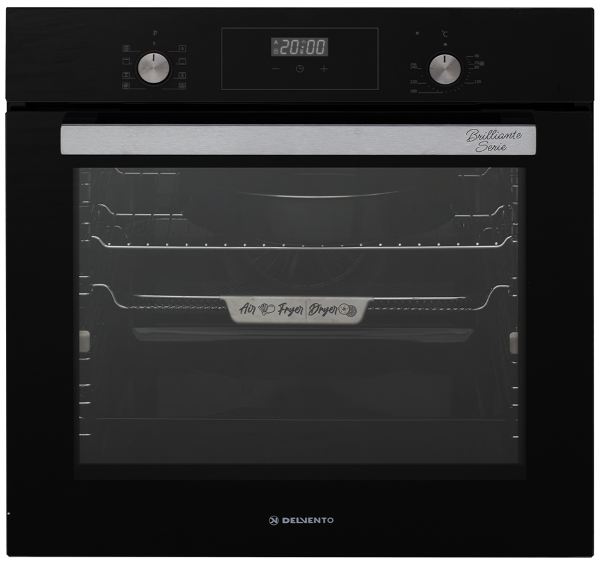 9057807 Электрический духовой шкаф Delvento V6ES68011 черный STDN-0135055