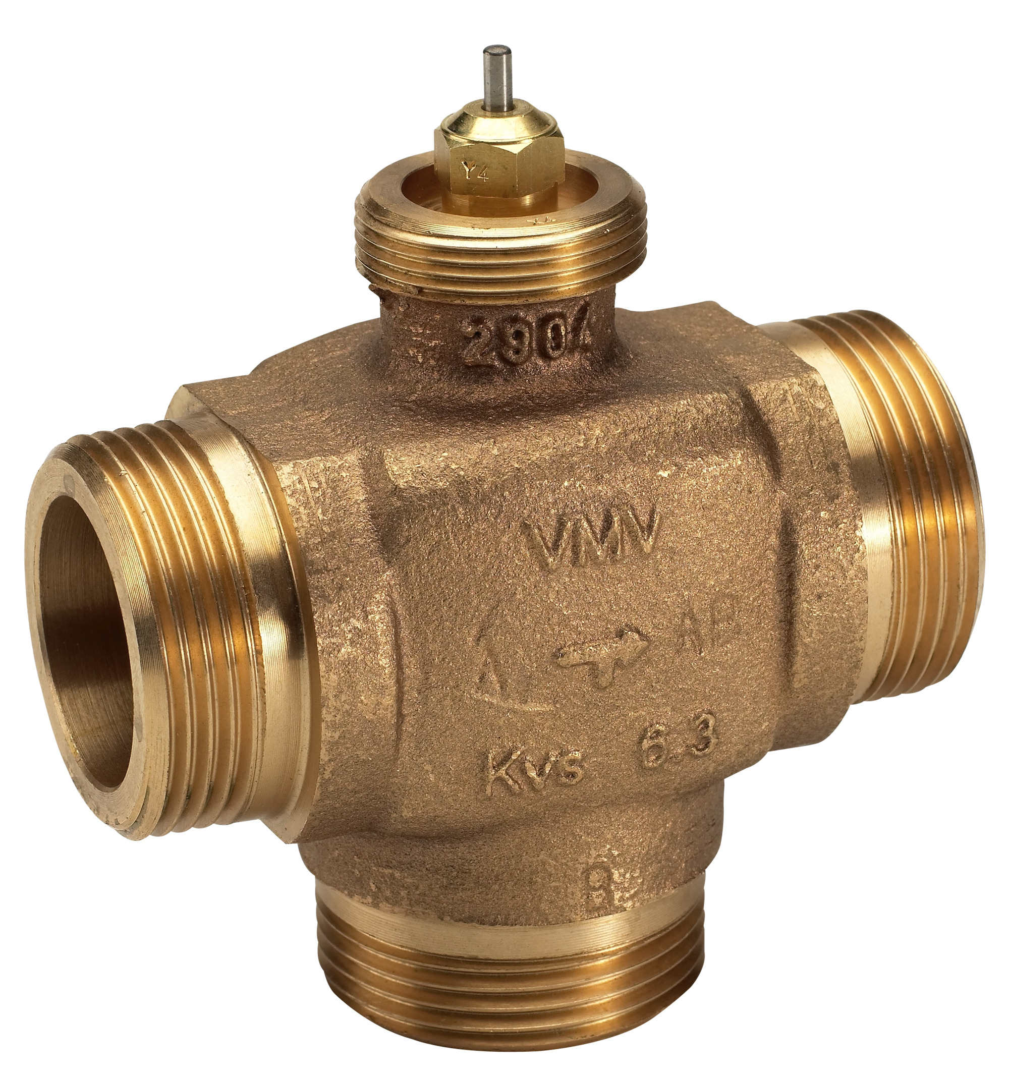 Danfoss Клапан регулирующий седельный трехходовой VMV Регулирующий клапан 3-ходовой VMV Ду 25 065F6025  - Вид №9