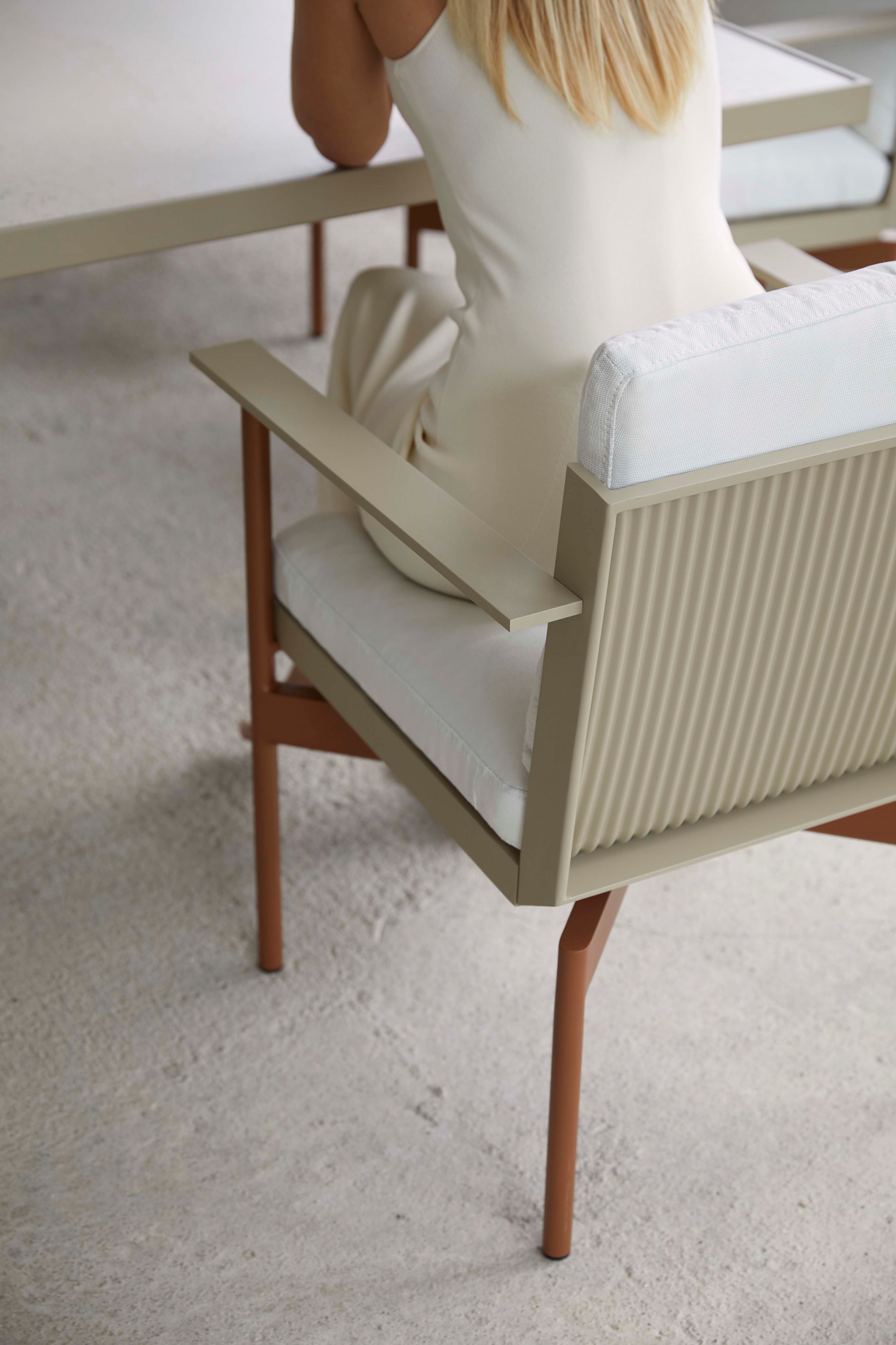 Тканевый стул с подлокотниками GANDIABLASCO Onde ARCH-00139687 - Вид №13