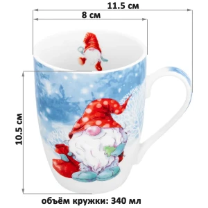90696172 Набор кружек Elan gallery фарфор цвет разноцветный 880142 STLM-1330217