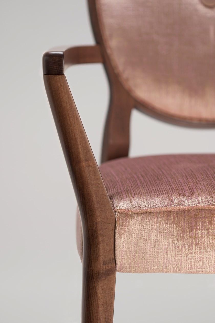 Tirolo Стул из массива дерева и ткани с подлокотниками Sofia 045 sb - Вид №3