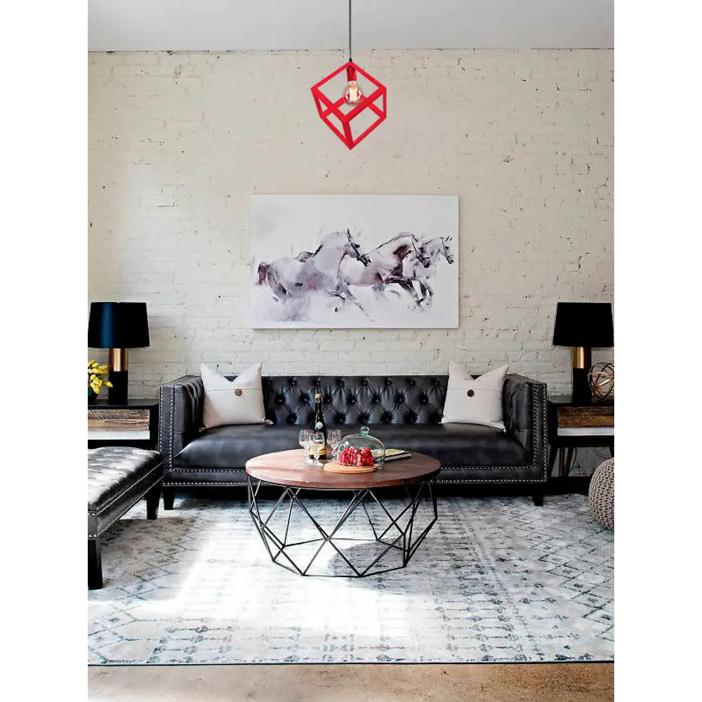 Светильник подвесной КС30102/1P, 1 лампа, 3 м², цвет красный КЛЮЧНИК STLM-2174334 - Вид №6