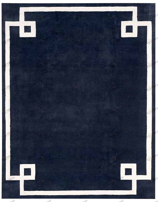 Ковер Navy Bordered 160х240 DOLLY CAPRETS ДИЗАЙНЕРСКИЕ 119795 Синий;белый 