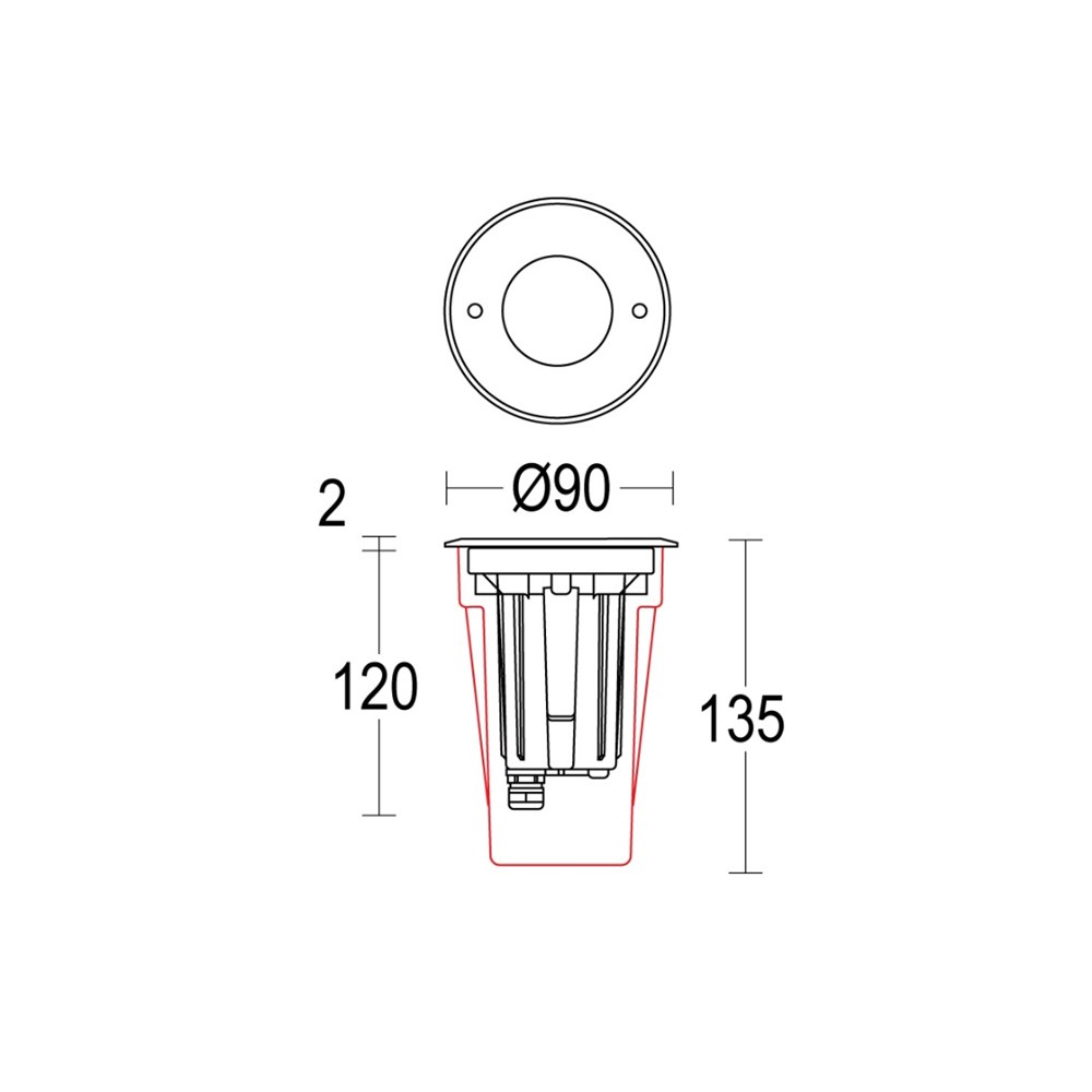 MicroNeo 90 Ghidini Neo RD .15 Нержавеющая Сталь  - Вид №1