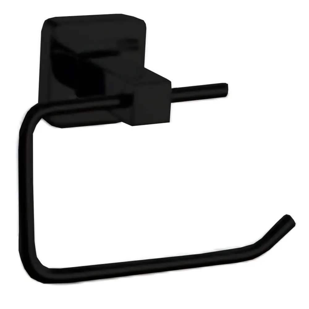 Держатель туалетной бумаги открытый навес квадро металл черный Santreyd STLM-2091414