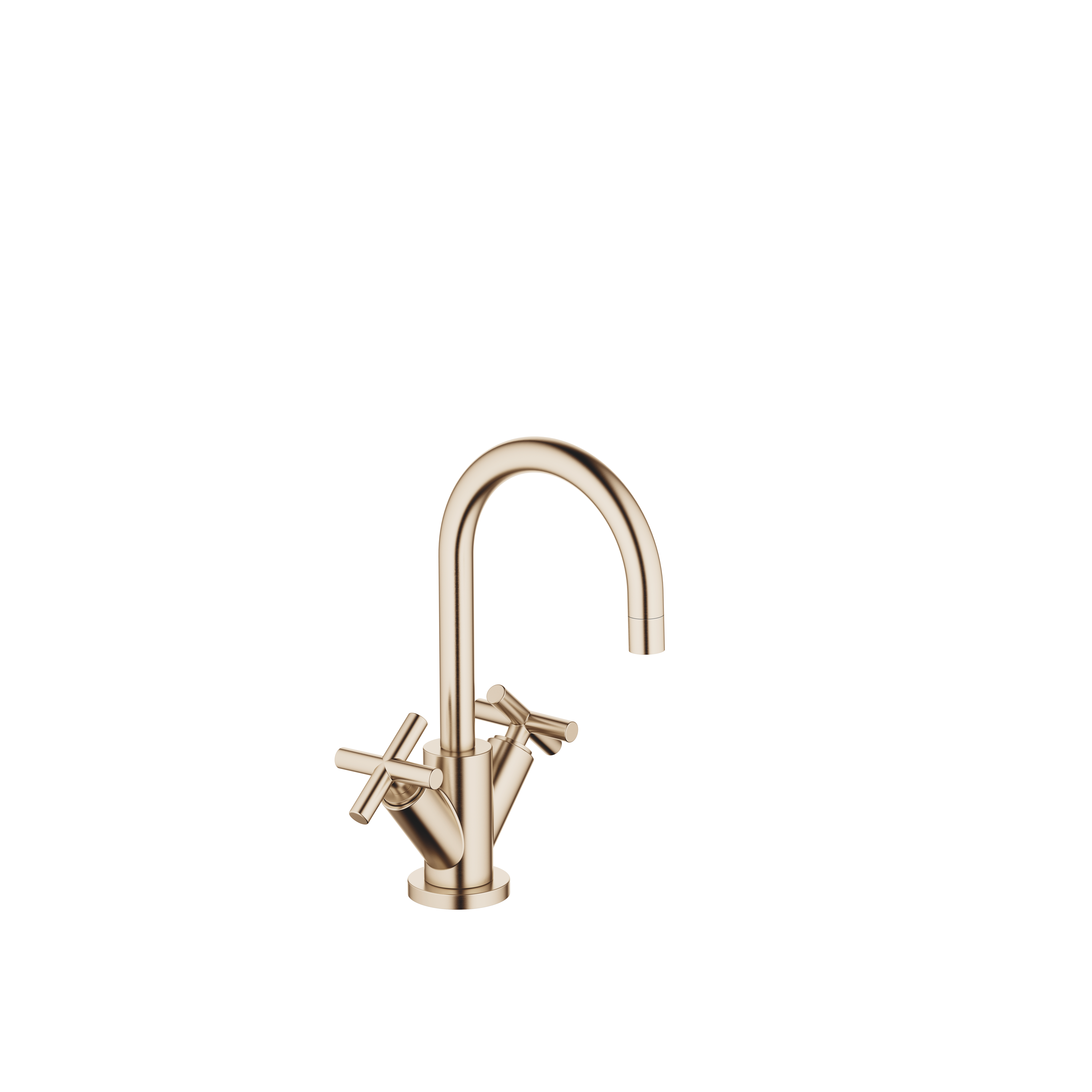 TARA Смеситель для раковины, на одно отверстие, со сливным клапаном - Brushed Champagne (22-каратное золото) DornBracht 22512892-46