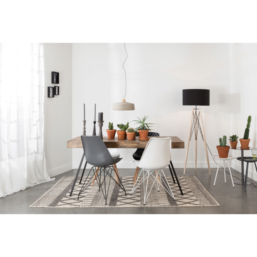 Столик Frost желтый White Label Living 2300077 - Вид №2