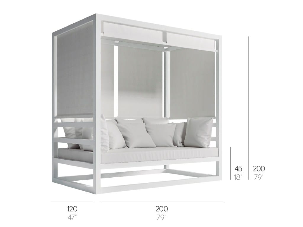 Термокрытый алюминиевый диван GANDIABLASCO ARCH-00138804 - Вид №4