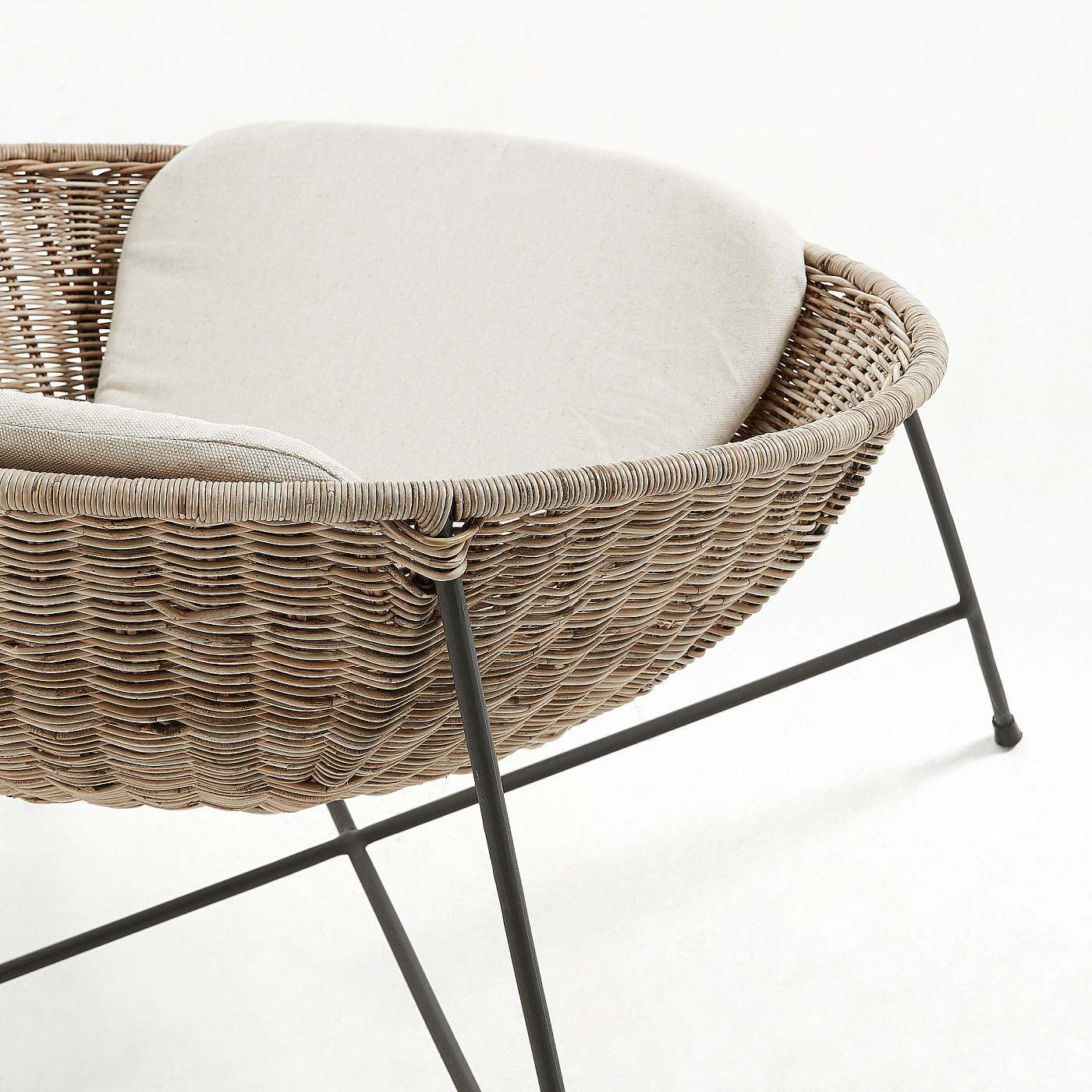 067811 Кресло Kathryn ротанг La Forma Catty  - Вид №4