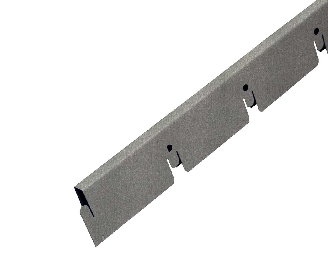 82151748 Рейка направляющая грильято 75x75x40 мм серый 2.4 м STLM-0020479 АЛБЕС 
