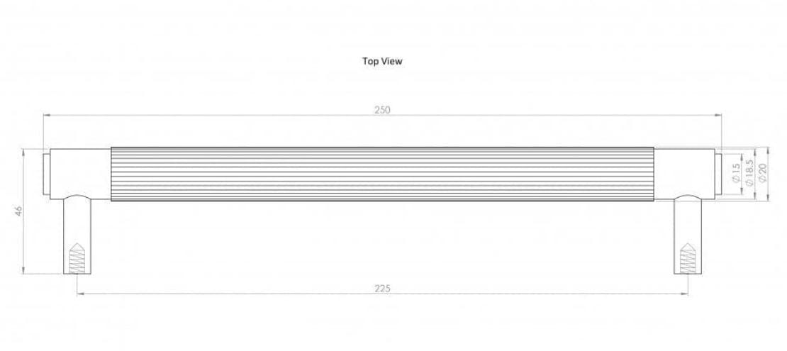 Мебельная ручка из нержавеющей стали LUSSO Dali ARCH-00080420 - Вид №19