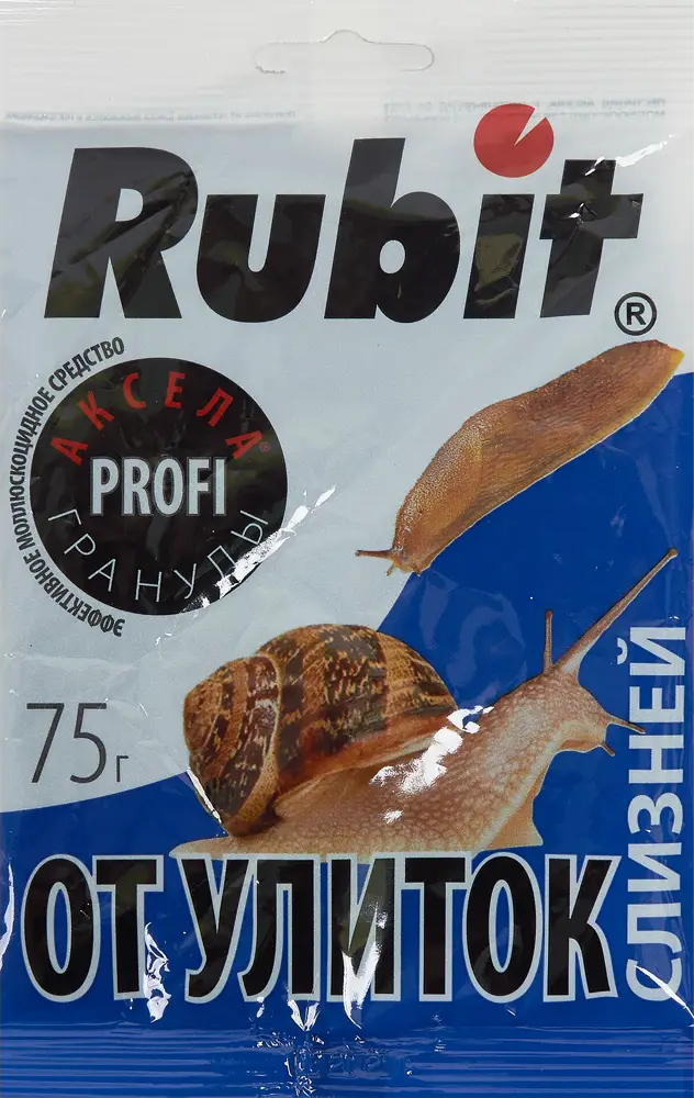 84827399 Средство Rubit Аксела от улиток и слизней 75г STLM-0957501