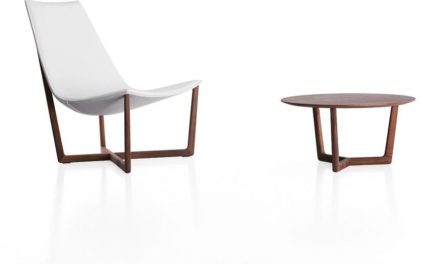 Porro Круглый деревянный журнальный столик sun-id-1439061 - Вид №1