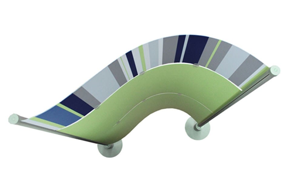 Отдельно стоящая офисная перегородка из алюминия и ПВХ Slalom СИСТЕМА ПЕРЕГОРОДОК ARCH-00037362 - Вид №10